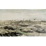 Sir Muirhead Bone, Landscape (LX) numbered print.