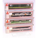 Lima: A collection of four boxed Lima OO Gauge diesel locomotives to comprise: Class 55 Deltic The