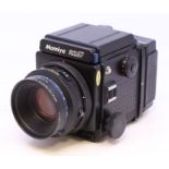 Mamiya: A Mamiya RZ67 Professional. Medium Format Camera, Serial No. H119744, complete with attached