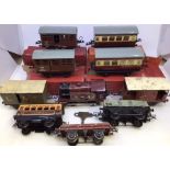 Hornby: A collection of assorted Hornby 0 gauge railway to include Railway Station no.2 in