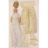 Armand Marseille: An Armand Marseille bisque head doll, marked to neck '1894 AM 7 DEP Made in