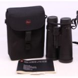 Leica: A pair of Leica Ultravid 10x50 binoculars, complete with lens caps, original Leica case and