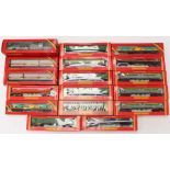 Hornby: A collection of seventeen boxed Hornby OO Gauge rolling stock to include: R216, R126, R4057,