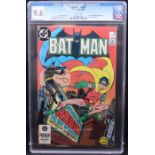 D.C. Comics: Batman #368, February 1984. Jason Todd officially becomes the second Robin. CGC 9.6.