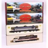 Hornby: A pair of boxed Hornby OO Gauge Top Link Locomotives to comprise: BR Class 91 Electric '