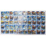 Hot Wheels: A collection of 50 modern Hot Wheels short carded vehicles including: First Editions