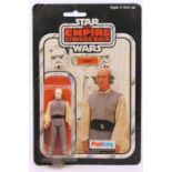 Star Wars: A Star Wars: The Empire Strikes Back, Lobot, carded 3 3/4" figure, Palitoy, punched 41