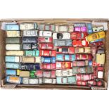 Diecast: A collection of assorted playworn, vintage diecast vehicles to include: various Dinky,