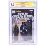 Marvel: Star Wars: Darth Vader #1, April 2015, Action Figure Variant Cover, Signed by John Tyler