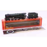 Hornby: A boxed Hornby OO Gauge, 'Morning Star' BR Class 7MT, R033. Outer box showing signs of wear,