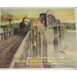 Railwayana: An original transport poster: 1859-1959 Centenary Royal Albert Bridge Saltash,