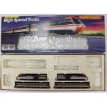 Hornby: A boxed Hornby OO Gauge, High Speed Train Set, R695; together with another Hornby OO