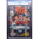 D.C. Comics: Star Trek #1, October 1989. CGC 7.0. White Pages.