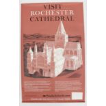 Railwayana: An original Transport Poster - Visit Rochester Cathedral, published by British Rail