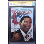 Marvel Comics: Amazing Spider-Man #583 Variant Edition, March 2009, President Barack Obama cover &