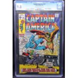Marvel Comics: Captain America #127, July 1970. Nick Fury, Tony Stark and Joe Robertson