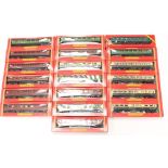 Hornby: A collection of nineteen boxed Hornby OO Gauge coaches/rolling stock to comprise: R432,
