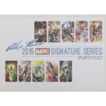 Marvel: A sealed, Alex Ross, 2015 Marvel Signature Series Portfolio, Limited Edition 208/250.