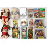 Donkey Kong: A collection of assorted Nintendo Donkey Kong promotional material to include: plush