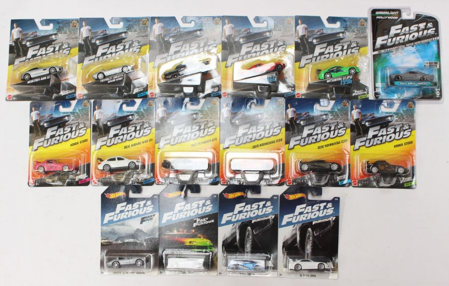 Fast & Furious: A collection of assorted carded and boxed Fast & Furious vehicles, Mattel and some - Image 2 of 2