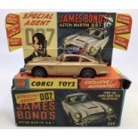 Corgi: A boxed Corgi Toys, Special Agent 007 James Bond's Aston Martin DB5, 261, complete with