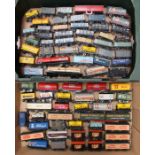 OO Gauge: A collection of assorted OO Gauge rolling stock to include: Total, NCB, Tango, Eddie