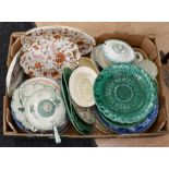 Collection of 19th Century decorative Wedgwood dinner wares, various patterns, dating from early
