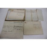 Collection of mostly 19th & early 20th Century indentures again regarding land within Stafford and