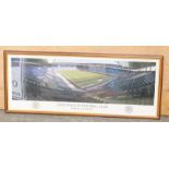 Leicester City: A collection of three framed and glazed photographs of Leicester City's 'Walkers