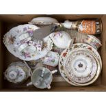 Collection of Royal Crown Derby items including a paperweight cat (second), Posies pattern