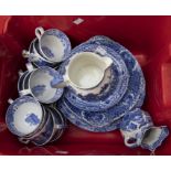 A collection of Spode Italian wares, two boxes, a mixture of Copeland Spode and Spode wares