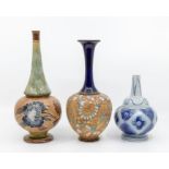 A collection of three Doulton early 20th Century vases