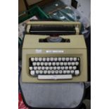 An Olivetti typewriter, in case