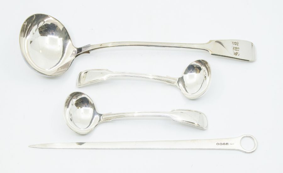 A George IV silver meat skewer, hallmarked by William Bateman I,. London, 1821, weight: 3.22 ozt