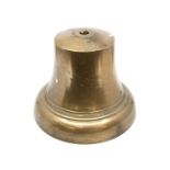 Solid brass George VI fire engine bell with George VI stamp to top