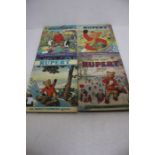 Collection of vintage Rupert books, The Daily Express Annual 1950's and upwards (9)