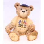 Golf Memorabilia: A rare Thoughtful Teds Ryder Cup 2001 Bear, Limited Edition No. 675, Gillies