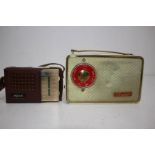 Two mid 20th Century hand held transistor radios