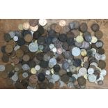 Collection of coins Includes Early Milled British. (in one bag)