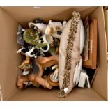 Collection of terriers and effects including 1930's examples, Beswick, Sylvac, Royal Doulton, cold