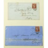 GB 100's a study of the 1d red and associated postal stationery to include identified issues, ked