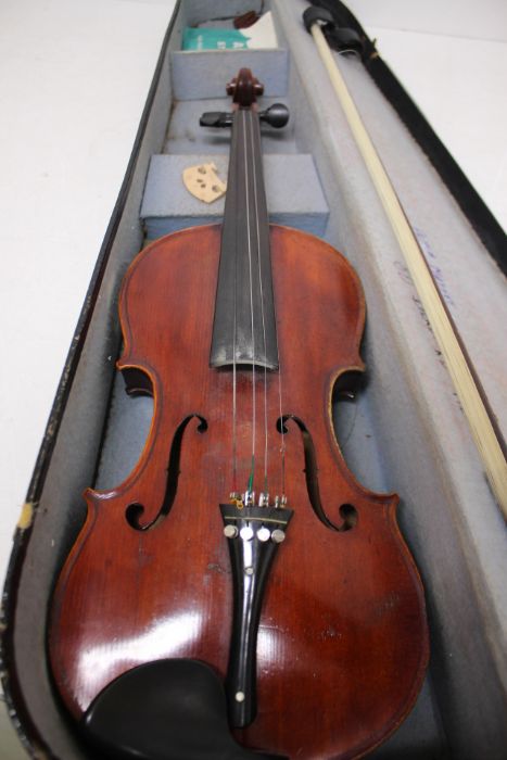 Violin Labelled Compagnon - Image 5 of 5