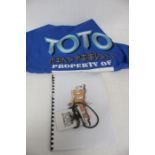 Toto Crew Laundry Sack + Laminate With Tour Dates And Concert Itinerary From 1999