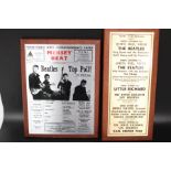 Two Beatles Plaques And A Framed Copy Of Paul McCartney's Birth Certificate
