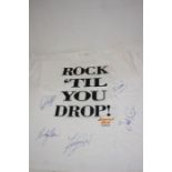 Signed Status Quo Tour T Shirt