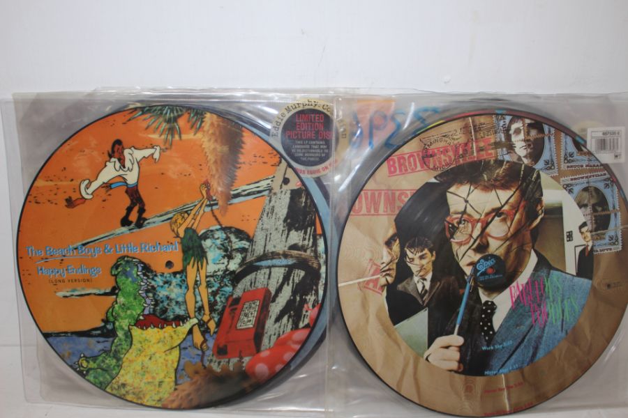 A Collection Of 12" Picture Discs LP's + Singles - Image 6 of 9