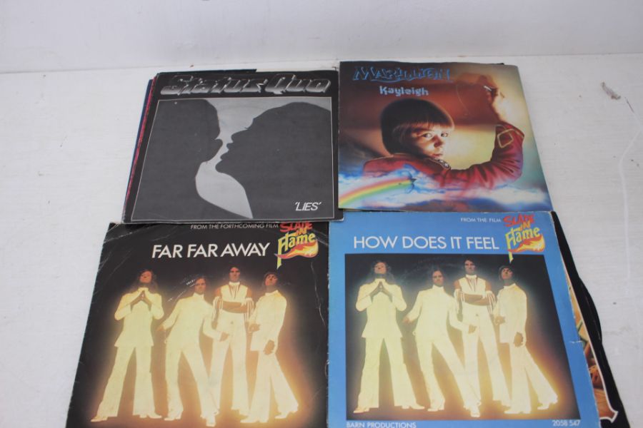 A Box Of 7" Hard Rock/ Rock Singles . - Image 4 of 7