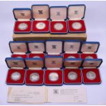 14 solid silver Royal Mint coins