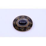 Arts and Crafts agate brooch