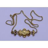 Victorian gold necklace